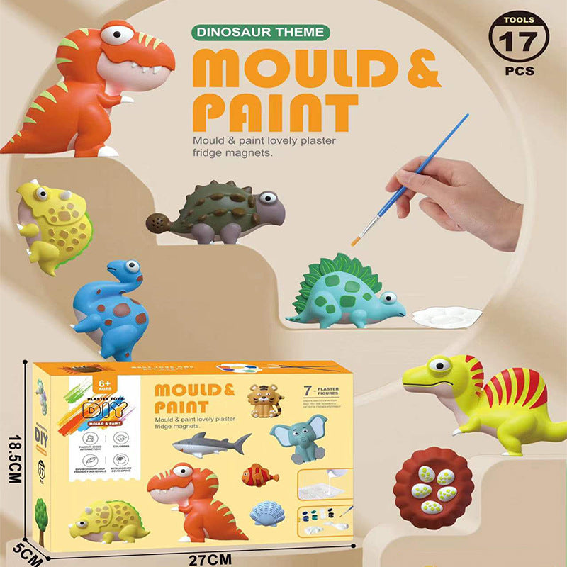 These do it yourself plaster pieces are cute and fun to create and then paint and use in your home. All the pieces, parts and tools are included to have a fun family night creating cute creatures or animals and then putting your unique designs and style on with paint. What a fun project and helps kids with ability training. 