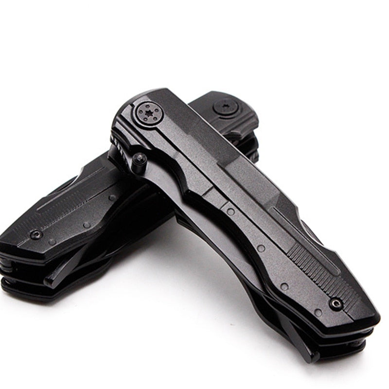 This awesome survivors folding multi-tool hand tool is perfect for your survival kit, prepping kit or emergency kit. So many great tools in such a strong small package.  The comfortable grip makes using the tools easy and convenient. A must have tool set for any home, office or campground. 