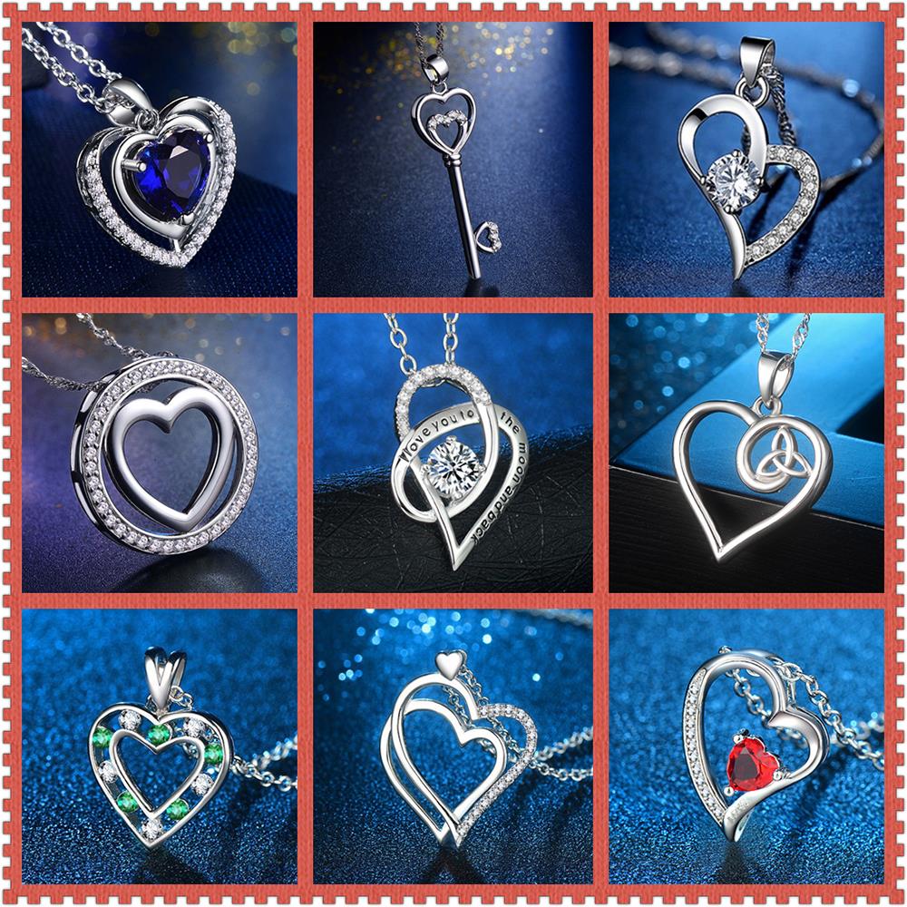 Looking for a romantic gift to please your loved one? These Romantic Love Rose Zircon Necklaces are perfect for any reason or any season. With so many styles to choose from you're sure to find the perfect heart necklace for your loves unique style. 