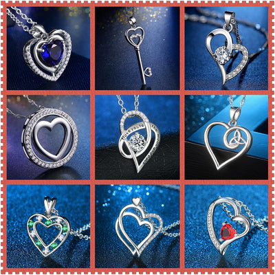 Looking for a romantic gift to please your loved one? These Romantic Love Rose Zircon Necklaces are perfect for any reason or any season. With so many styles to choose from you're sure to find the perfect heart necklace for your loves unique style. 