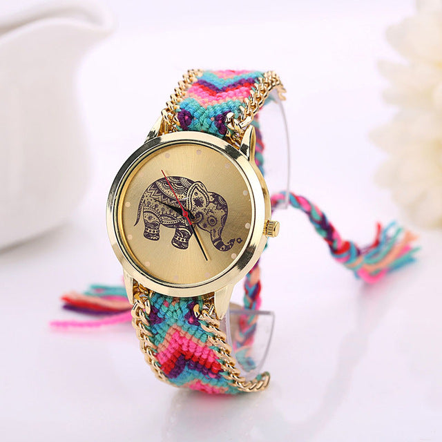 Lover of Elephants! This is a Must Have Watch! Elephants are traditionally considered a symbol of good luck, wisdom, fertility and protection. Elephants with their trunks down are thought to be accumulating positive energy and pushing through obstacles for those seeking fertility, wisdom or strength. 