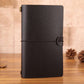 This vintage travelers notebook leather journal has a convenient Card Holder sleeve right inside the travel journal. Perfect for business or personal travel experiences.  