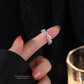 This fashionable High-End S925 Sterling Silver Endless Love Ring beautifully combines the classic elegance of sterling silver with the comfort of a light-weight and hypoallergenic material. Its flawless polish and intricate design offer effortless sophistication and timeless design. Crafted with 925 silver, this ring is designed to last, hypoallergenic and tarnish resistant.