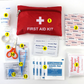 This Small Travel Sized Outdoor First Aid Kit is a must-have sidekick for your next adventure! Keep it tucked away in your bag, and you'll be ready for anything life (or nature) throws at you. With a variety of medical supplies, this kit has got you covered for all the bumps, cuts, and scrapes life brings. Don't let your next outdoor excursion get derailed by an injury—this small but mighty kit has you covered!
