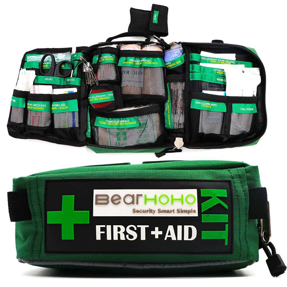 Any prepper will tell you that you aren't ready for a disaster if you don't have a good first aid kit.  This  medical emergency kit has everything you need to survive and emergency situation and comes in a strong carrying case. 