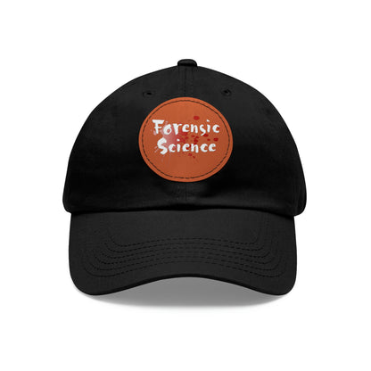 This forensic science hat is adjustable and has a leather patch which are made from 100% bio-washed chino twill. It's a very comfortable yet sturdy material that will last for ages.