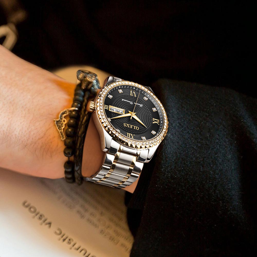 Luxurious  Premium Metal Band Wristwatch