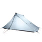This professionals pole-less outdoor tent is ultra light and double sided with a silicone coating to make it comfortable and waterproof. This camping tent comes with all the equipment to set up and has a nice traveling pouch. 