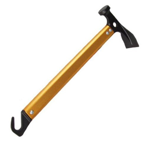 This lightweight multi-purpose hammer is an essential piece of gear for any aspiring mountaineer! Whether you’re setting pitons, driving tent stakes, or showing off your hammer-swinging skills, this hammer is sure to help you tackle any alpine adventure like a pro!