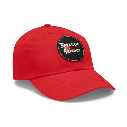 This forensic science hat is adjustable and has a leather patch which are made from 100% bio-washed chino twill. It's a very comfortable yet sturdy material that will last for ages.