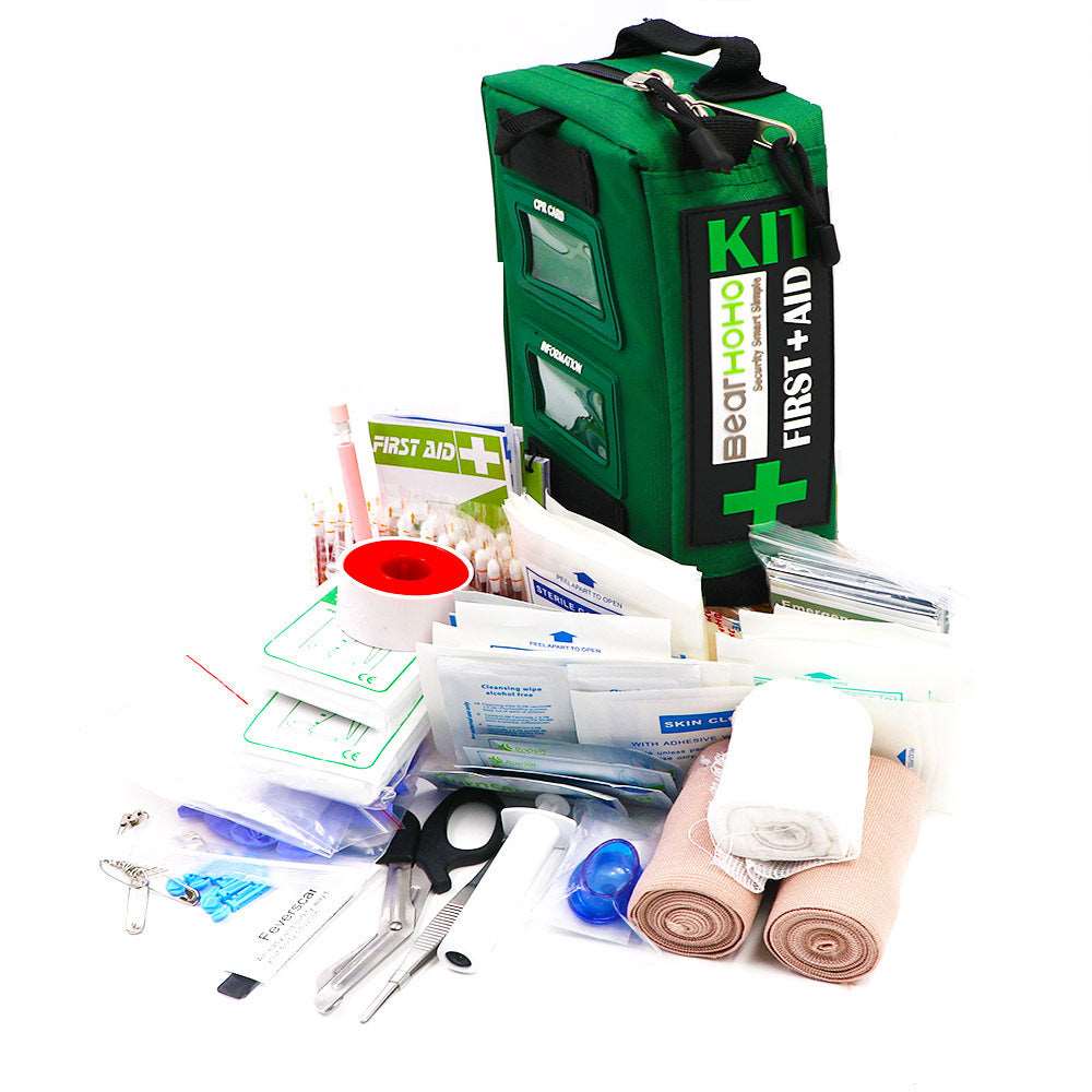 Any prepper will tell you that you aren't ready for a disaster if you don't have a good first aid kit.  This  medical emergency kit has everything you need to survive and emergency situation and comes in a strong carrying case. 