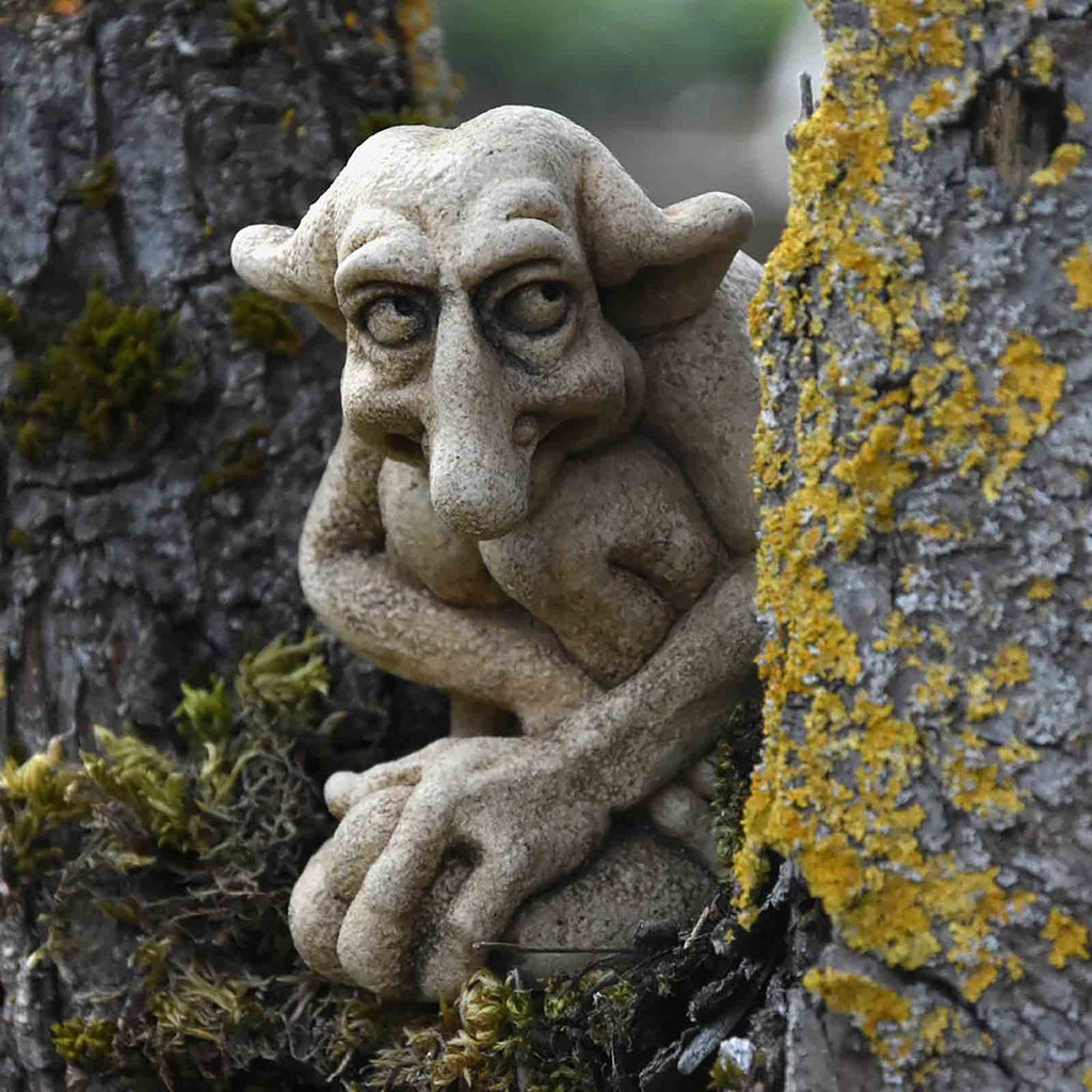 Placing this gothic resin Gargoyle yard sculpture in the garden can be used to shock, surprise, and entertain you and your guests. Gargoyle garden statues are believed to offer protection from evil, and there are many avid collectors of these fascinating and mystical creatures today. 