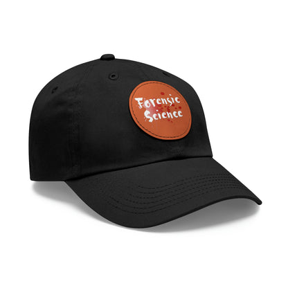 This forensic science hat is adjustable and has a leather patch which are made from 100% bio-washed chino twill. It's a very comfortable yet sturdy material that will last for ages.