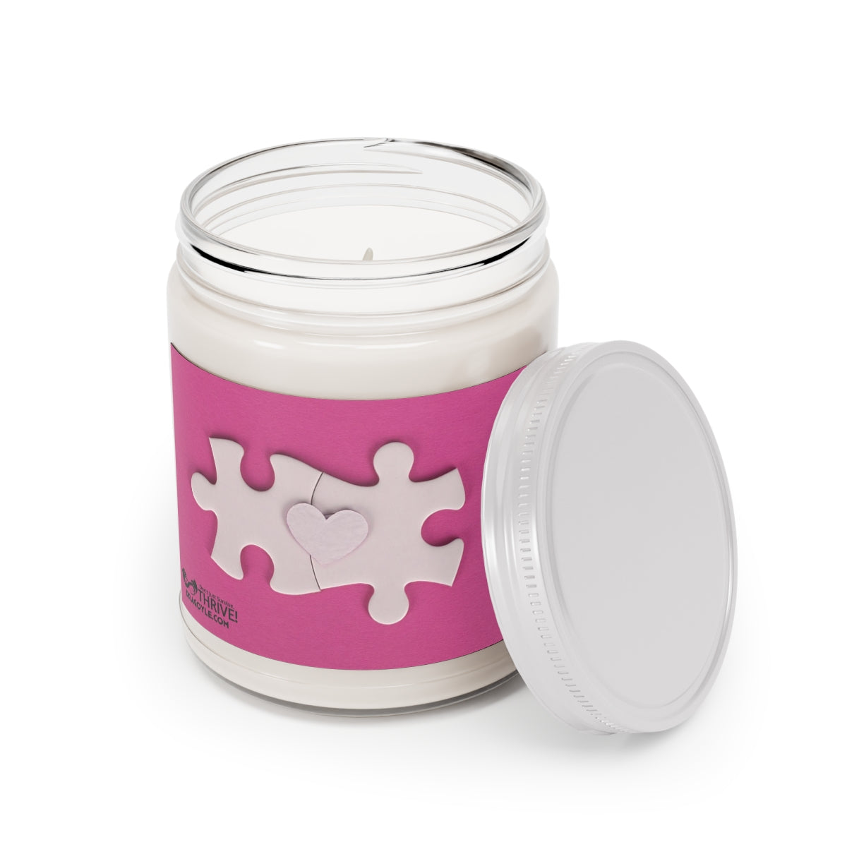 Heart Puzzle Comfort Spice Scented Candles, 9oz