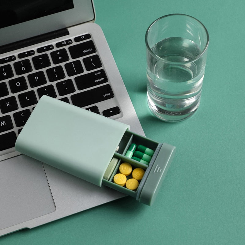 This is a great Portable Mini Medicine Box for your emergency kits, travel cases and camping or hiking.  This container seals nicely and is waterproof to keep your pills safe and dry. 