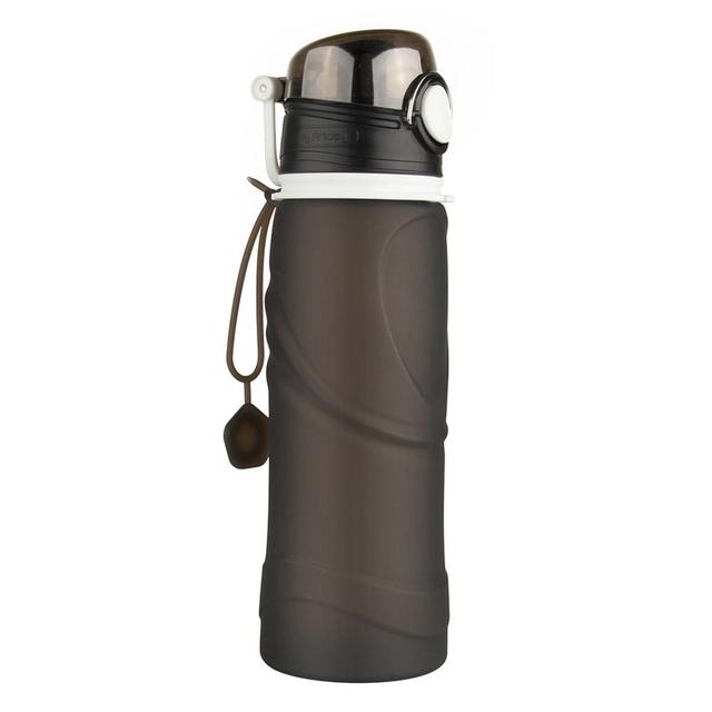 This ﻿Eco-Friendly 750ml Collapsible Silicone Water Bottle is perfect for work, school, hiking, camping, running, biking, boating or where ever you need that fresh cool drink of water. Made of food grade silicone and folds down to easily pack away. Reusable to save you money and save the environment. 