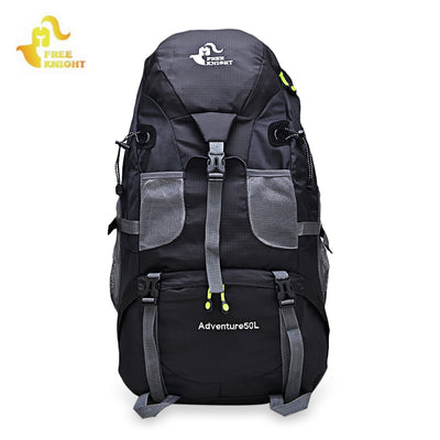 This backpack is made of waterproof nylon fabric that is breathable and wear resistant.