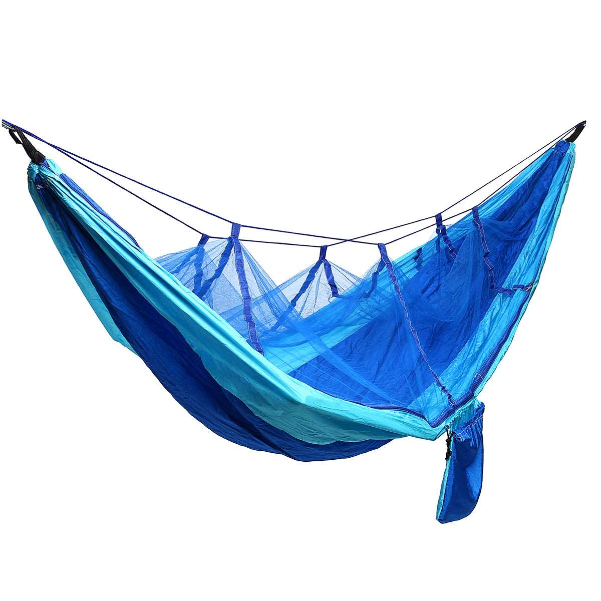 Ultralight Comfortable Hammock! Perfect for a Beach Swing, romantic rocking Bed or the Outdoors. So many great uses, such as; Backpacking, Survival or Travel. 