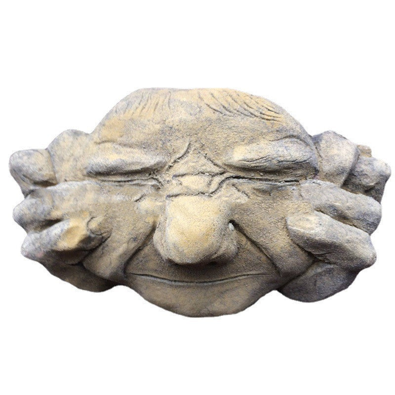 Material: Resin Craft: Resin crafts Category: Resin Crafts Hanging form: pendant Style: other Modeling: Character  Size information:  Product size: don’t listen 12*4.5*8.5cm, don’t look 12*4*9.5cm, don’t say 10.5*4*9cm