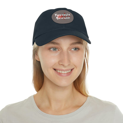 This forensic science hat is adjustable and has a leather patch which are made from 100% bio-washed chino twill. It's a very comfortable yet sturdy material that will last for ages.