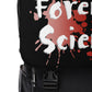 This Forensic Science Casual backpack is in a classic shape with a front flap design. It is made of durable Oxford canvas. It has two slip interior pockets and one laptop sleeve in the main compartment, a front zipper pocket, and two side pockets.