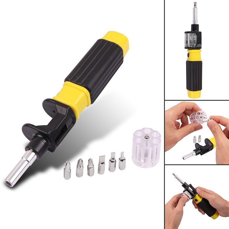 Special tools for removing the wood screws which head has been broken in the wood, one head of 360 Bit Screwdriver to give a drilling wood screws, and the other head to take another screws. Bit 360 maintains to be a specially-designed screwdriver that can do the impossible task of changing bits quickly and easily.