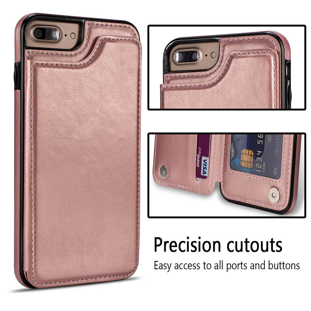 Multiple colors available for This iPhone Custom Phone Case and Wallet made of PU Leather to last and look good for a long time.