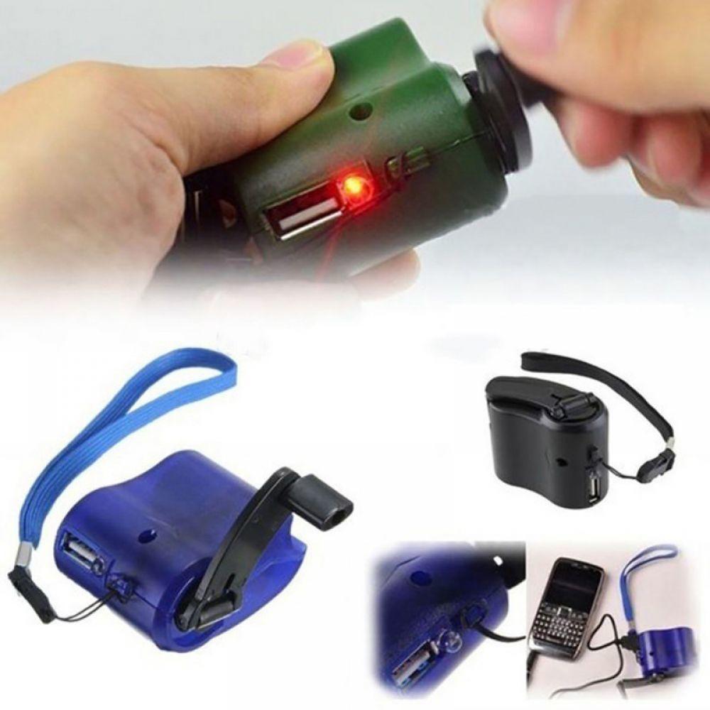 This Hand Crank Traveling Emergency Phone Charger is a great item to have in your prepping kit. In an emergency situation you certainly want a way to call for help, but if your phone battery is dead, then what?  Yes, you grab your hand crank emergency phone charger!