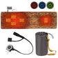 This winter smart charging heated sleeping bag is a game changer for the extreme camper. You can go camping any time of the year and always be warm.  Want to camp on a snowy mountain in winter, go ahead, this heated sleeping pad with our winter sleeping bag will give you a great night sleep.  Wake up warm and refreshed for a fun day in the snow!