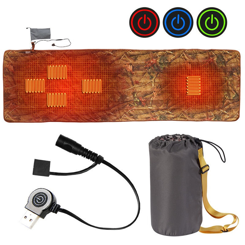 This winter smart charging heated sleeping bag is a game changer for the extreme camper. You can go camping any time of the year and always be warm.  Want to camp on a snowy mountain in winter, go ahead, this heated sleeping pad with our winter sleeping bag will give you a great night sleep.  Wake up warm and refreshed for a fun day in the snow!