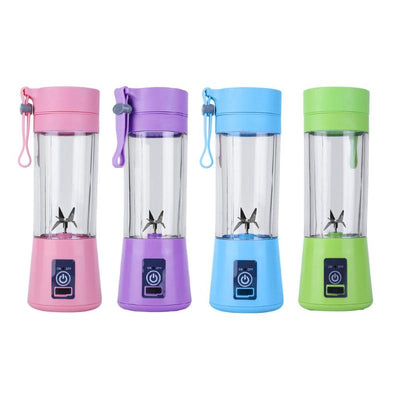 This mini portable USB Electric 380ML handheld juicer is perfect for the person on the move. A must for the healthy traveler, for your office or dorm room and makes a fun healthy drink on the road, at school or at work.  Made with high quality materials and is powerful. 