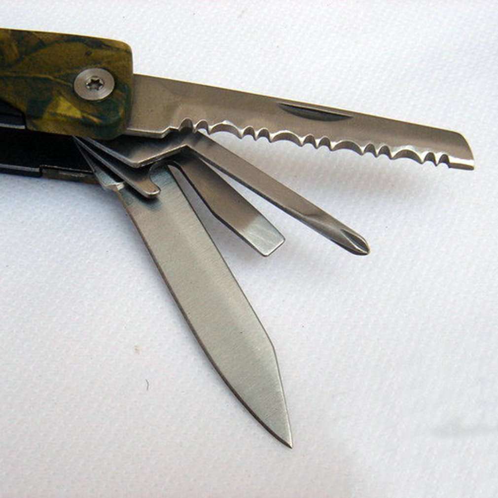 A Pocket Sized Multi-Tool that includes Pliers, a Key Ring with Multi function Knife, Hook & Saw Blade. This folding tool has a fresh stylish appearance and is great for Camping, Outdoor Activities and Survival situations. 