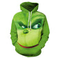 Inspired by The Grinch That Stole Christmas! This adorable 3D Grinch Digital Printed Hoodie is the perfect Christmas gift for the lovers of the Grinch and those that are holiday downers.  Enjoy the looks and laughs created when wearing this sweatshirt out shopping, at your holiday parties or office events. With several styles available you're sure to find the right one for you or your loved ones.
