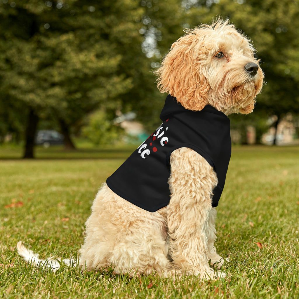 Keep your dog warm, cool, and stylish with this Black Forensic Science Dog Hoodie! Show off your dogs effortless, on-trend cool with a statement piece that lets everyone know you’re all about the Fido-inspired life, in and out of the dog park. 