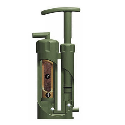 This emergency water filter purifier is an essential tool for any emergency emergency kit. It utilizes a three-stage filtration system to remove 99.9999% of waterborne bacteria and 99.99% of protozoan parasites, making it perfect for use in any situation where access to drinkable water is limited. The compact and lightweight design makes it easy to take along on your travels or store in small spaces, giving you peace of mind when you're outside of your home.