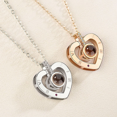 This unique necklace features a romantic message that can be read in 100 different languages, allowing the wearer to express their love in a truly special way. It is made of premium-grade materials and is hypoallergenic, making it a safe and luxurious gift for the special someone in your life.