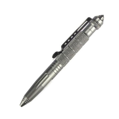 A great tactical pen for emergency situations and comes in Black, Gold and Gray. Made out of high quality Aircraft Aluminum is a great self defense tool to have around when that bully comes for your candy. Easily hidden out of site, so that bully doesn't know its coming.