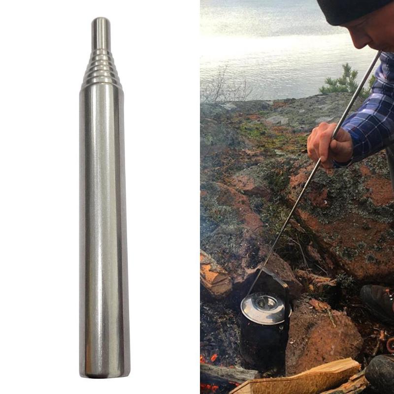 Say goodbye to smoke in your eyes and hello to fire-starting made easy with our Stainless Steel Collapsible Air Blower! This nifty tool takes all the fuss out of lighting a fire, letting you start blazing like a pro with no fuss or smoke in your face. Get camping or cooking, and blow everyone away with your awesome fire-starting hotness! 
