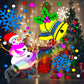 You get 16 Patterns in this beautiful light display. Perfect for the avid Christmas fan. This projector is waterproof and can be used outside for a festive LED laser projector light display and can be used indoors as well as a creative party light decoration. 