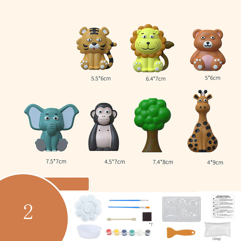 These do it yourself plaster pieces are cute and fun to create and then paint and use in your home. All the pieces, parts and tools are included to have a fun family night creating cute creatures or animals and then putting your unique designs and style on with paint. What a fun project and helps kids with ability training. 