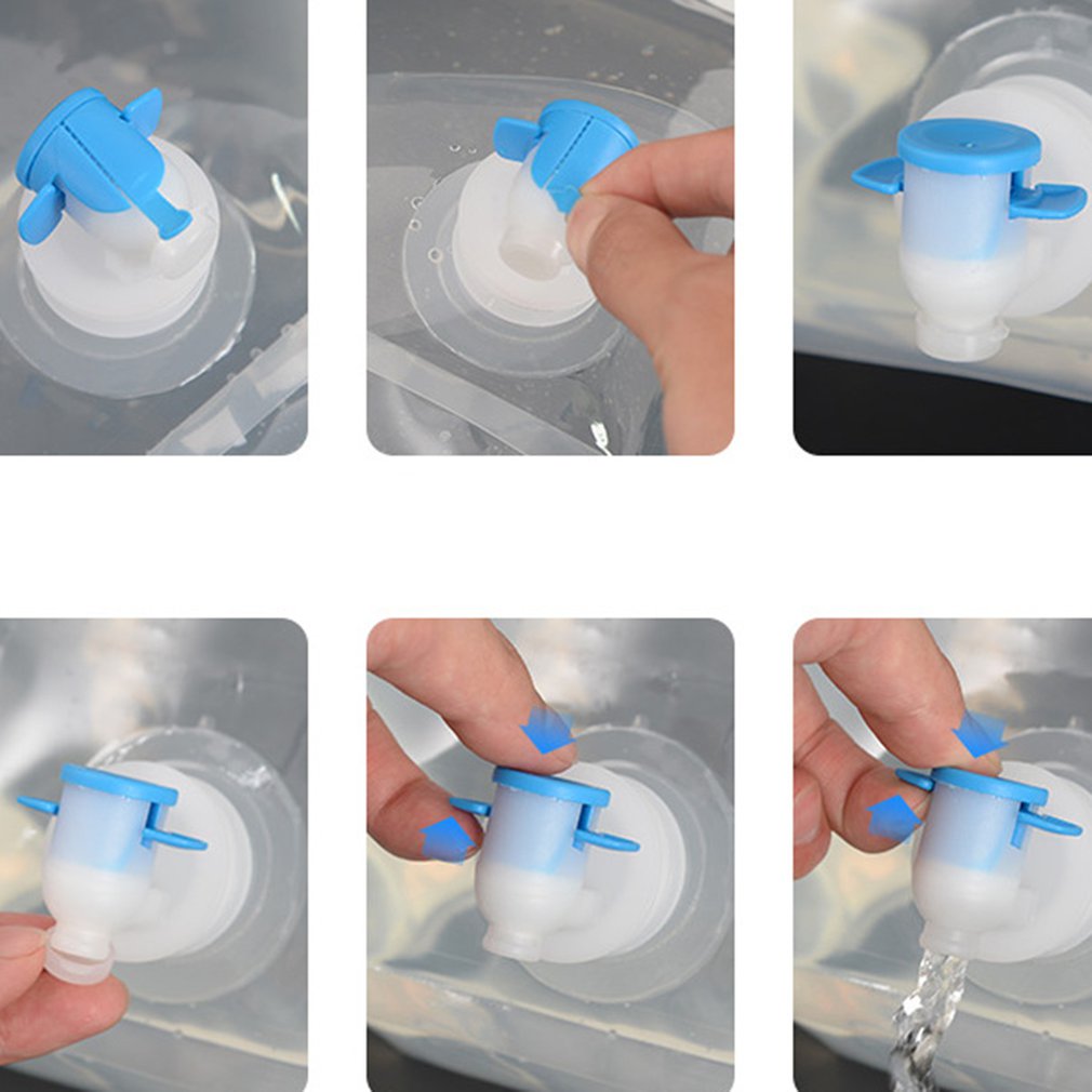 Water is the most  important thing to carry with you when you are in a survival situation. This foldable water container comes with a faucet for easy drinking. The foldable design makes it easy to store away when empty. Comes in 2 sizes for every family size. 