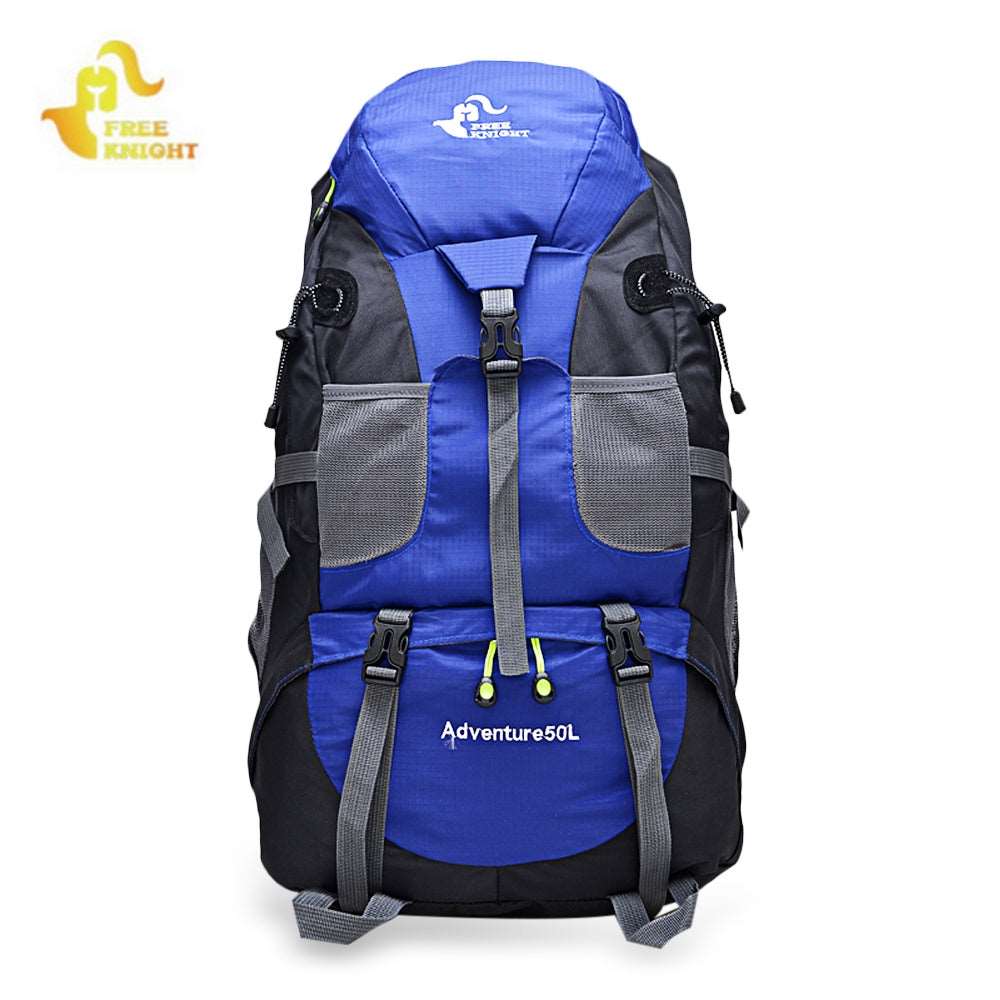 This backpack is made of waterproof nylon fabric that is breathable and wear resistant.