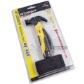 This mini foldaway survival 7 in 1 multi tool is perfect for the person on the go. Keep one in your car and your kids cars. Have on under your kitchen sink. Great for those that have small apartments, or college dorms.  Easy to use with a convenient locking devise and you have all the basic tools needed for everyday home projects. 