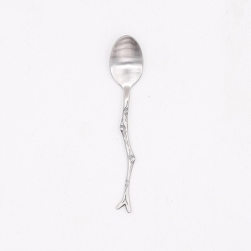 These handsome stainless steel branch style cutlery pieces make a most excellent addition to a special dinner or fun outdoor picnic. With several colors to choose from you can mix and match or purchase the same style in the amount that fits your special occasion. The stick design is fun and quirky.  Enjoy the entertainment factor at parties, let others be jealous. 