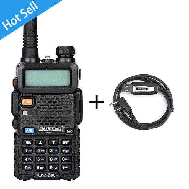 This professional UV5R CB Radio Transceiver Walkie Talkie is perfect for your emergency supplies, to take with you on hunting trips or long camping or hiking trips with your friends or family.  Stay safe, be prepared for any emergency situation.  Communication is key to survive when disaster strikes.