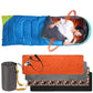 This winter smart charging heated sleeping bag is a game changer for the extreme camper. You can go camping any time of the year and always be warm.  Want to camp on a snowy mountain in winter, go ahead, this heated sleeping pad with our winter sleeping bag will give you a great night sleep.  Wake up warm and refreshed for a fun day in the snow!