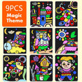 A new fun way to transfer your designs and imagination. Use these do-it-yourself magic transfer sheets for hours of artistic fun. A fun craft for boys and girls of all ages, can be given as gifts for Christmas, Birthday, Special occasion and more. 