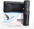 This Outdoor Tactical Military Telescope is made of high quality metal and offers a monocular 10-300 Zoom. Great for camping, hiking, hunting, fishing, birding and is small and easy to transport.