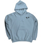This comfy sweater is quality on a budget 9 ounce 50/50 cotton fleece material Air jet yarn for a soft, pill resistant finish Spandex in arm seams, waistband and collar
