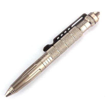 A great tactical pen for emergency situations and comes in Black, Gold and Gray. Made out of high quality Aircraft Aluminum is a great self defense tool to have around when that bully comes for your candy. Easily hidden out of site, so that bully doesn't know its coming.